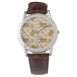 Relógio padrão vintage