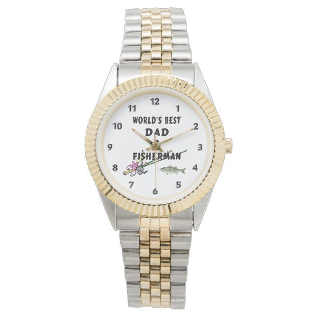 Relógio Padre de Pesca Melhor Pai (Frente)