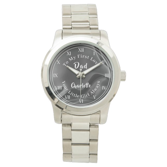 Relógio Pai Noiva Meu Primeiro Especial de Amor Personaliz (Frente)