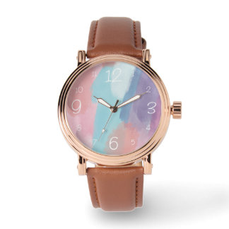 Relógio Painted Design for Her on Men's Size eWatch Watch