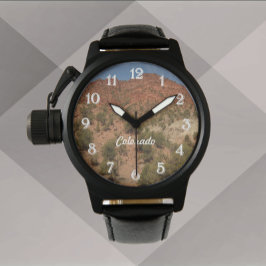 Relógio Paisagem das Rochas Vermelhas do Colorado