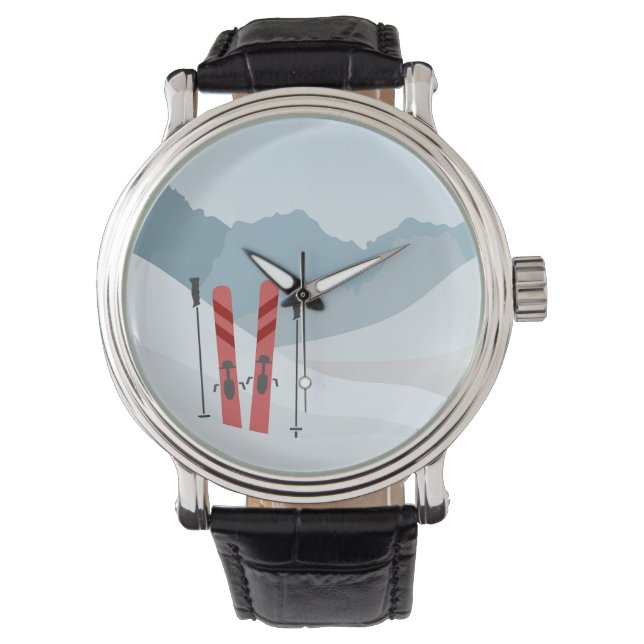 Relógio Paisagem de inverno (Frente)