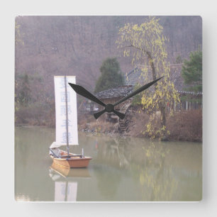 Relógio paisagístico coreano