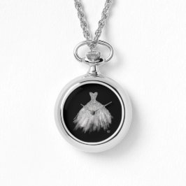 Relógio *~* Palhaço de Casamento de Vestido Silvery Glittl