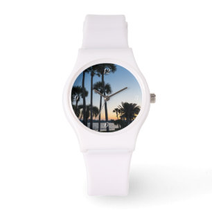 Relógio Palm Trees Sunrise Destin Florida Sporty Watch