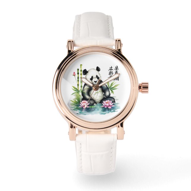 Relógio Panda Wristwatch, chinês, feminino (Frente)