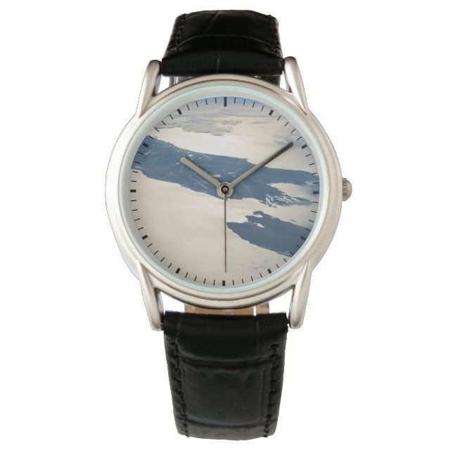 Relógio Panorama Do Espaço Destacando Estreito De Cook (Frente)