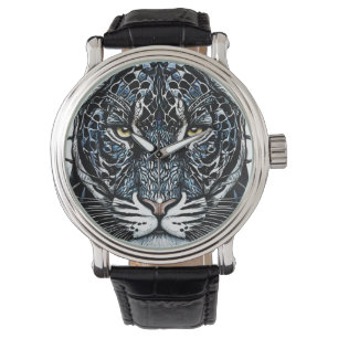 Relógio Pantera Negra vitral
