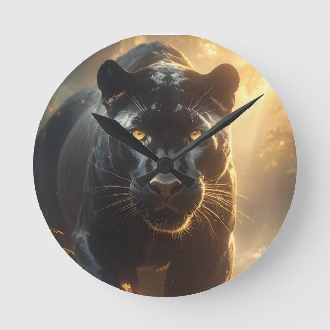 Relógio Panther Round - elegância por design (Frente)