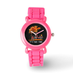 Relógio Pão Cão  Chocolate Labrador É outono