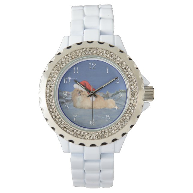 Relógio Papai Noel pequinês (Frente)