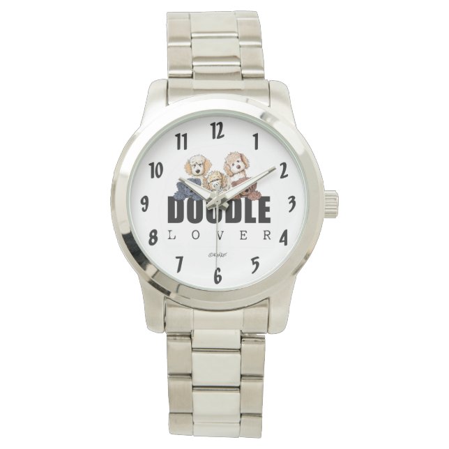 Relógio para AMANTE DE DOODLES (Frente)