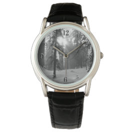 Relógio Parque Nacional da Neve de inverno em Kings Canyon