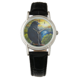 Relógio Pássaro 63 corvo