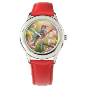 Relógio Pássaro Fantasia do Warblay Chested Buff