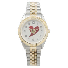 Relógio Pata Dourada Imprimir Pato Vermelho Cão Povoado