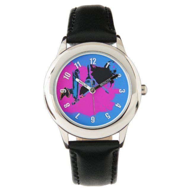 Relógio Patinete de dublagem de ar alto voador (Frente)