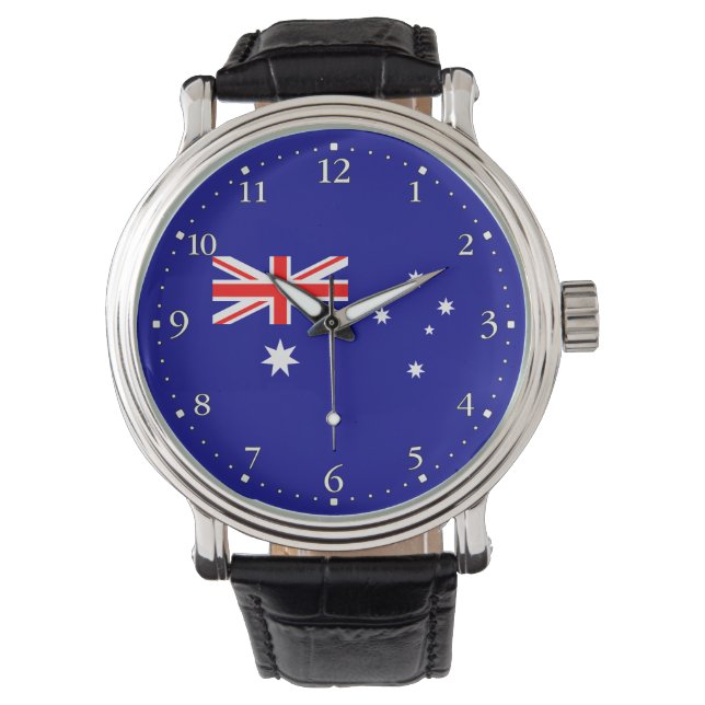 Relógio Patriotic Australian Flag Watch (Frente)