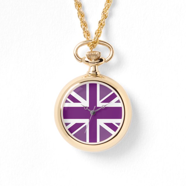 Relógio Patriótica British Union Jack Flag Watch (Frente)