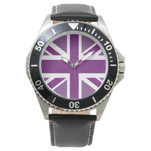 Relógio Patriótica British Union Jack Flag Watch (Frente)