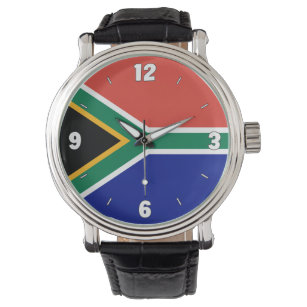 Relógio Patriótico Elegante Nacional da África do Sul