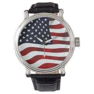 Relógio Patriótico masculino, Flag eWatch