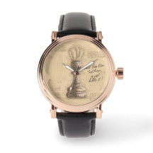 Pawn King, Velho Jogador de Xadrez Vintage, Presen