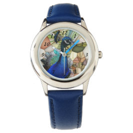 Relógio Peacock Mosaic Kids Watch