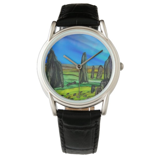 Relógio Pedras em pé de calanisa (Frente)