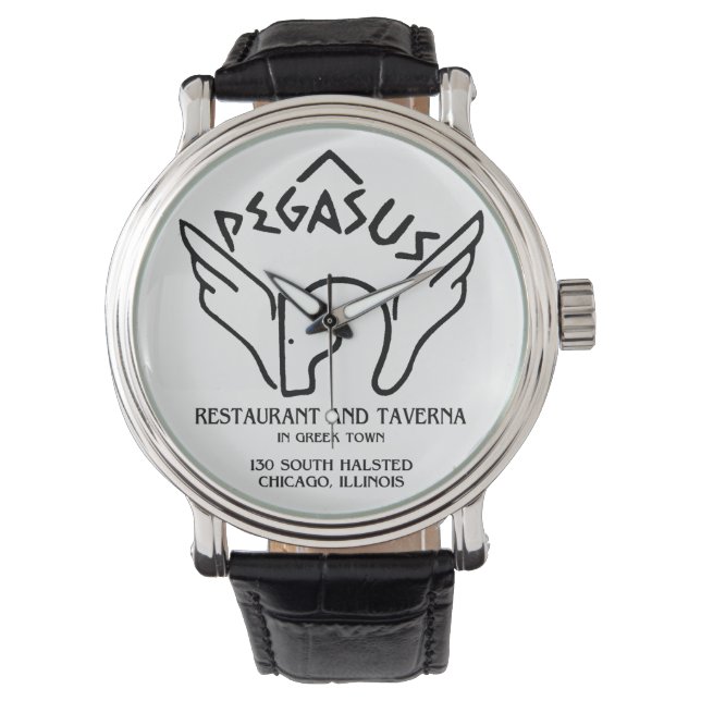 Relógio Pegasus Restaurant e Taverna, Chicago, IL (Frente)