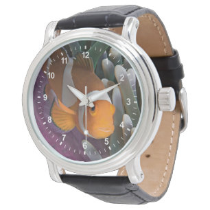 Relógio Peixe anêmono-palhaço ocidental