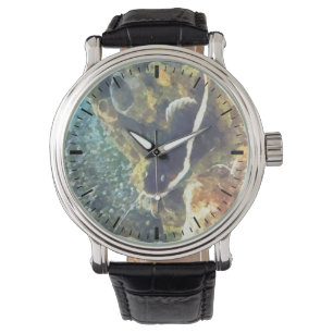 Relógio Peixes - peixe-gato que nada para a frente