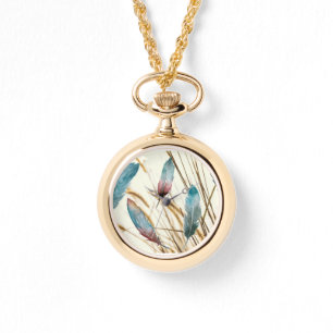 Relógio Penas e erva