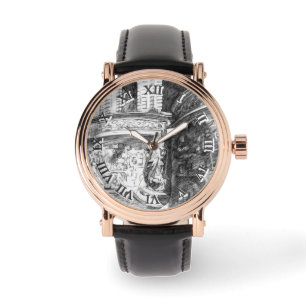 Relógio Pêncilart Monocromo Preto e Branco