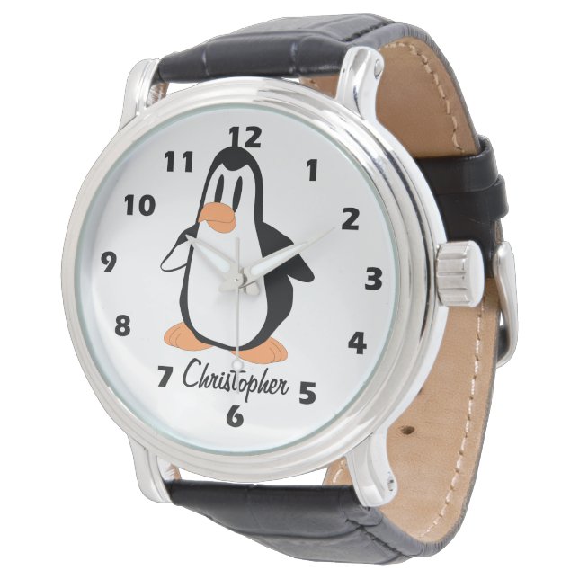 Relógio Penguin Design Personalised (Angular)