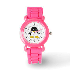 Relógio Penguin Pink Strap Watch