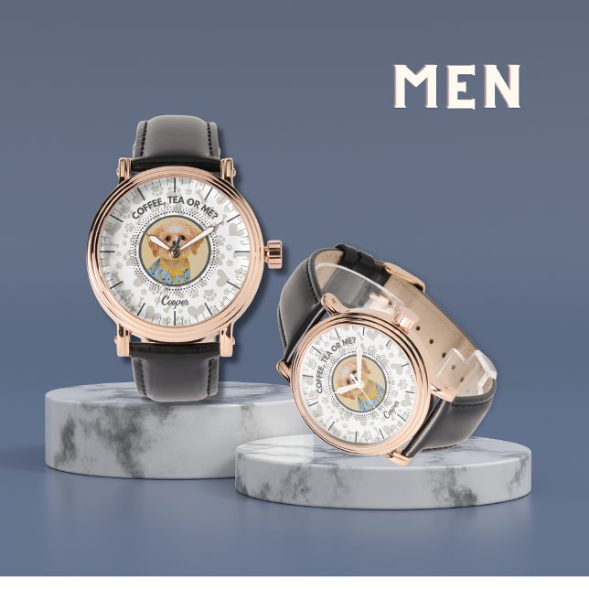 Relógio Periodicidade Personalizada do Retrato Pet - Adult (Custom Pet Photo Watch)