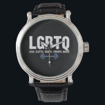 Relógio Pernas LGBTQ Glutes Biceps Triceps Quads Lover de<br><div class="desc">Pernas LGBTQ Glutes Biceps Triceps Quads Lover de Gym</div>