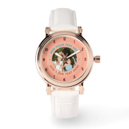 Relógio ⌚ personalização da fotografia e do texto | Person