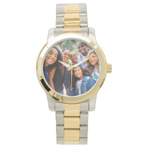 Relógio Personalizada Family Photo Watch para a mãe