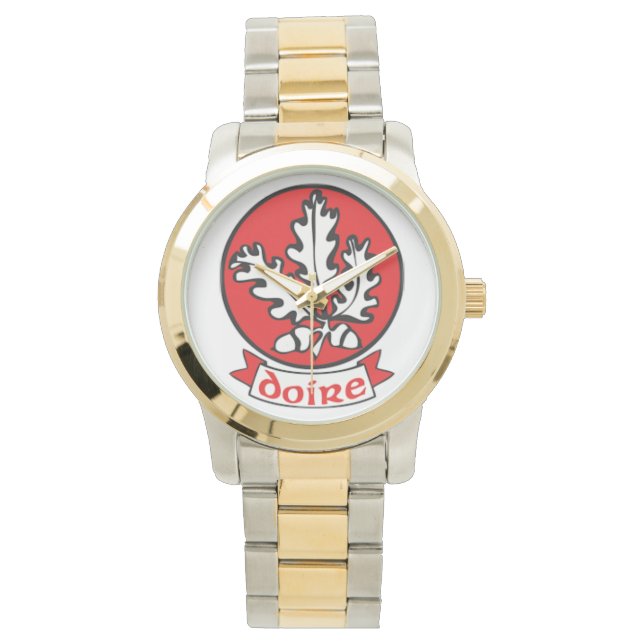 Relógio Personalizada Irish County Men's Watches Co.Derry. (Frente)