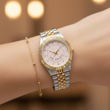 Relógio Personalizado de Casamento para Marido e M