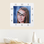 Relógio Personalizado de Parede Personalizado da F<br><div class="desc">Carregue uma foto e crie facilmente o relógio personalizado da parede de fotos. Você pode TRANSFERIR este DESIGN em outros produtos do Zazzle e ajustá-lo ao ajustado da maioria dos itens do Zazzle. Os designs Standard Studio são feitos em gráficos vetoriais de alta resolução para um impressão profissional. Obrigado por...</div>