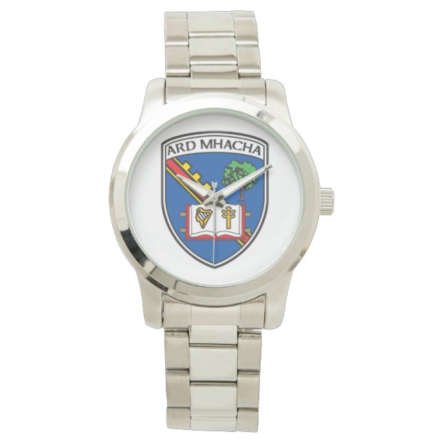 Relógio Personalizado Irish County Men's Watches Co.Armagh (Frente)