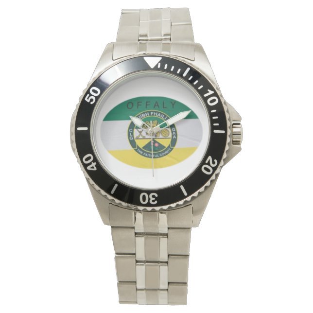Relógio Personalizado Irish County Watches Co.Offaly (Frente)
