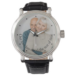 Relógio Personalizado Nosso Amor Parou O Teste Do Tempo