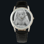 Relógio Personalizado Personalizado<br><div class="desc">personalizado assistirão individual do pulso ... muitos estilos e cores para escolher ... personalizar com sua própria imagem / foto para torná-la sua ... relógios de Ricaso</div>