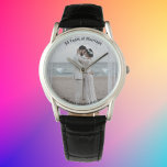 Relógio Personalizar presentes de 50 anos do Observatório<br><div class="desc">Personalizar a Photo Watch 50th Anniversário Gifts A imagem mostra um relógio pessoal personalizado, cuidadosamente preparado para ser um presente memorável de aniversário para o seu amado marido. Este requintado relógio combina elegância e sofisticação, fazer um acessório notável que irá cativar sua atenção. O relógio é um símbolo do seu...</div>