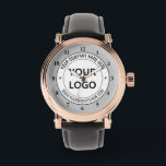 Relógio Personalize o logotipo da sua empresa Texto para o<br><div class="desc">Cores e fontes personalizadas Vigias personalizadas com o logotipo da sua empresa e o Design profissional de texto para profissionais presentes no Promocional comercial - Adicione seu logotipo - Imagem ou código QR - Foto / e nome - Empresa / site ou outras informações / texto - Redimensionar e mover...</div>