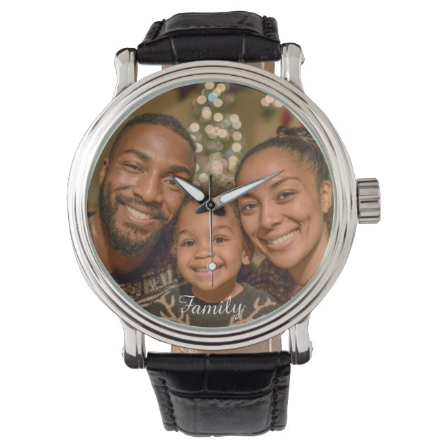 Relógio Personalize This Watch With Your Photo  (Frente)